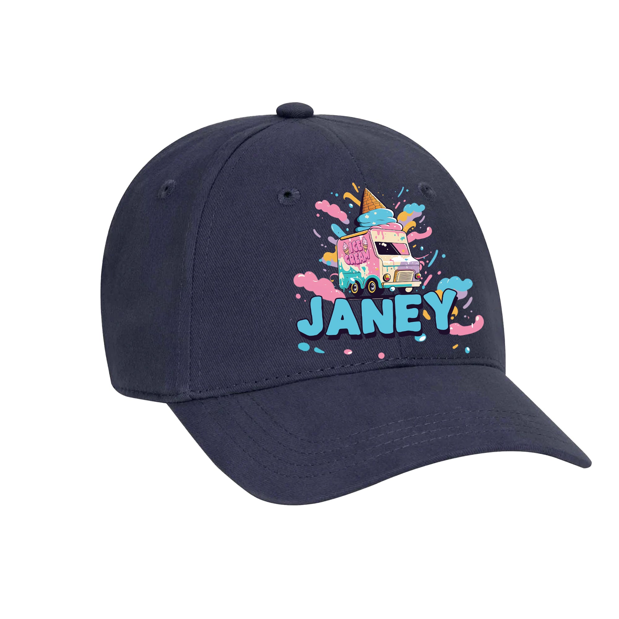 KIDS Personalized Hat - Ice Cream Truck Name
