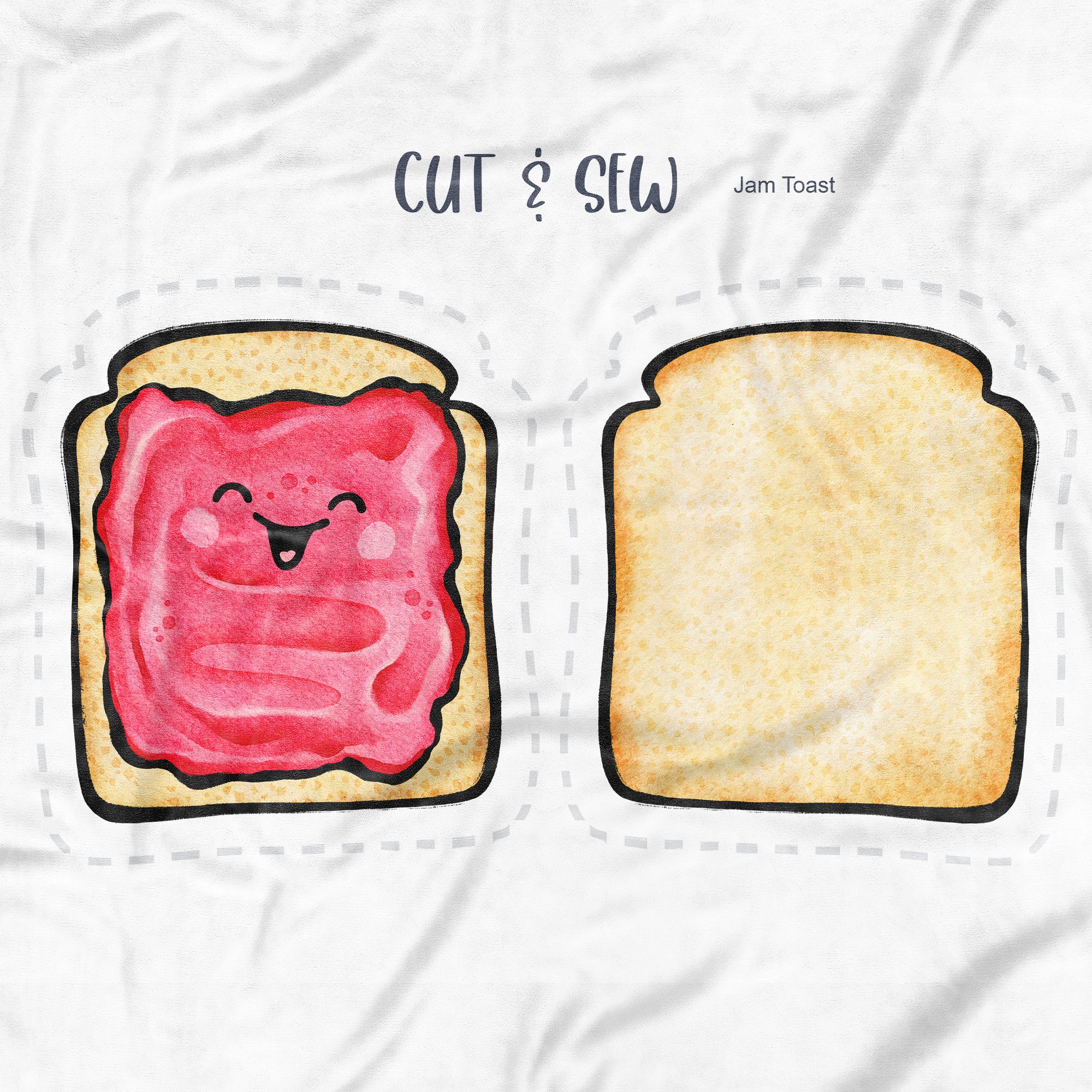 Cut & Sew (Fabric Panel) - Jam Toast