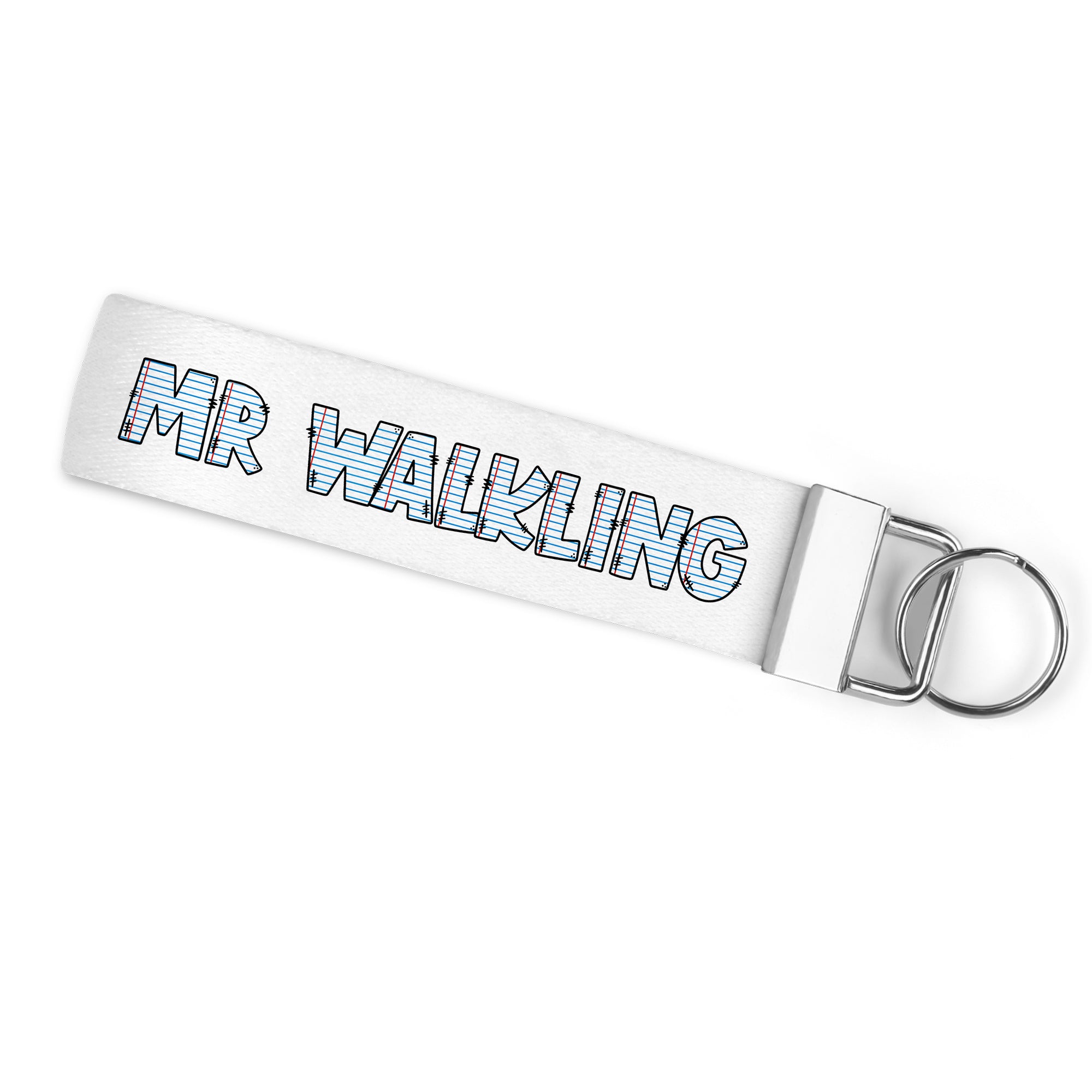 Personalized Notebook Font KeyChain