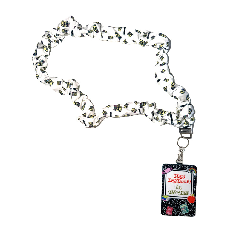 Personalized Scrunchie Lanyard