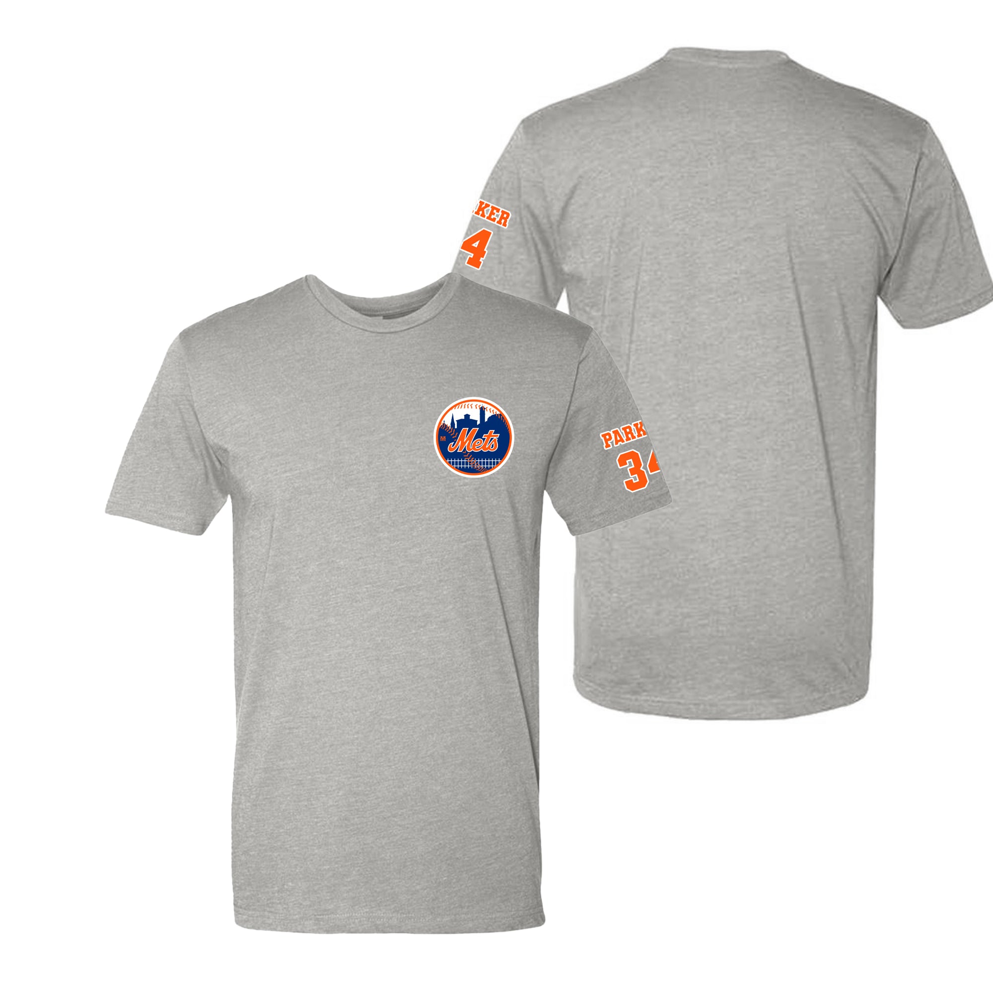 Milton Mets Baseball Small Round Logo - Personalized TSHIRT (Adult/Youth)