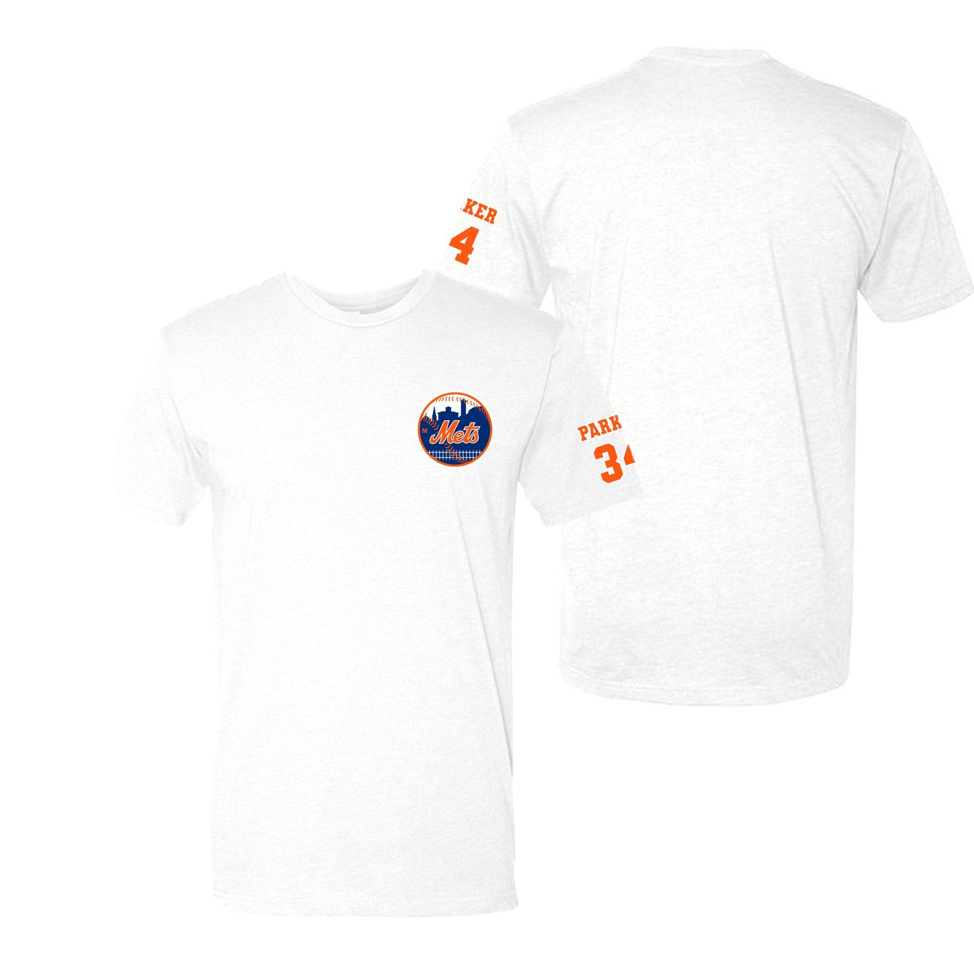 Milton Mets Baseball Small Round Logo - Personalized TSHIRT (Adult/Youth)