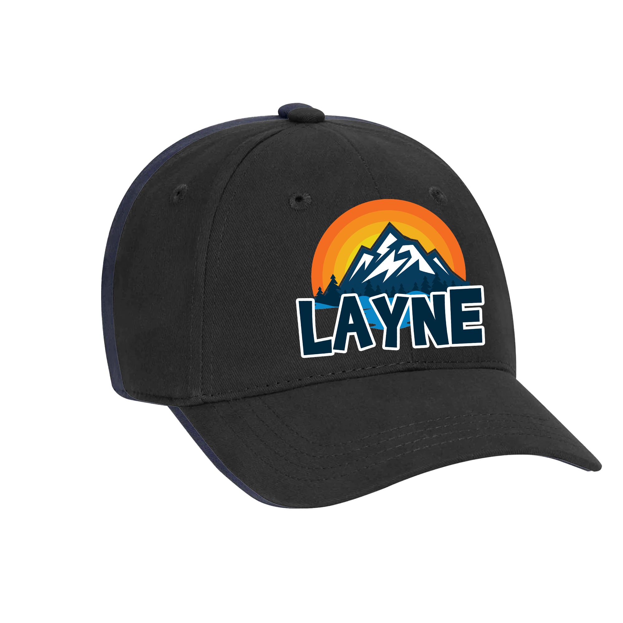 KIDS Personalized Hat - Mountain Name