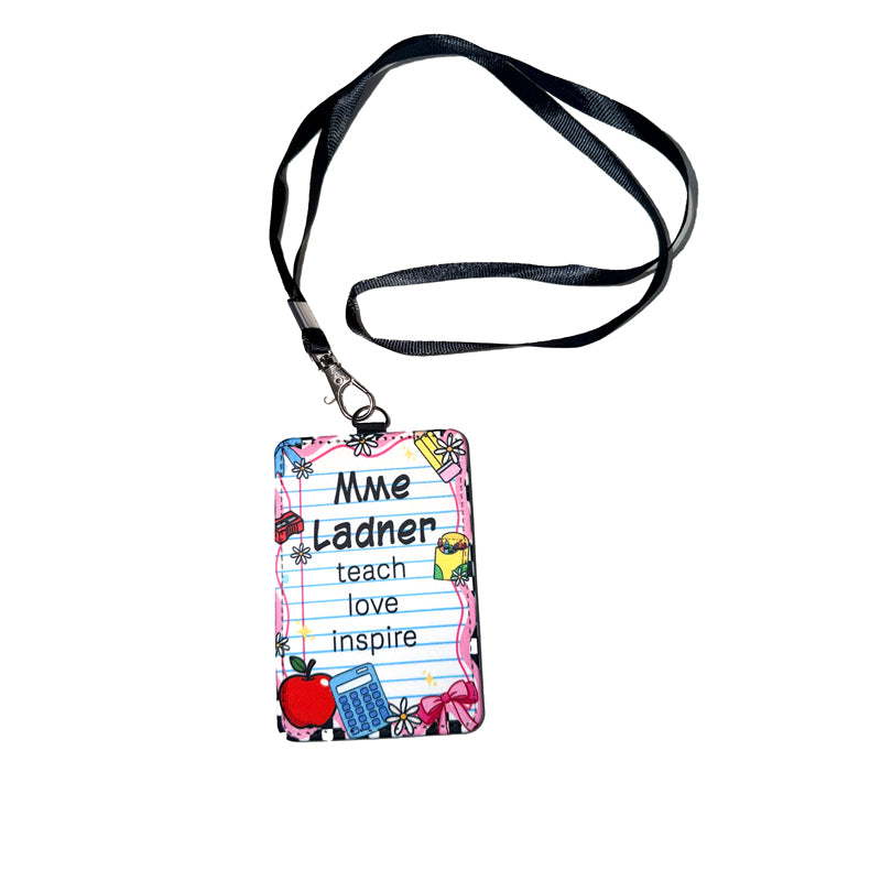 Personalized ID Badge Lanyard