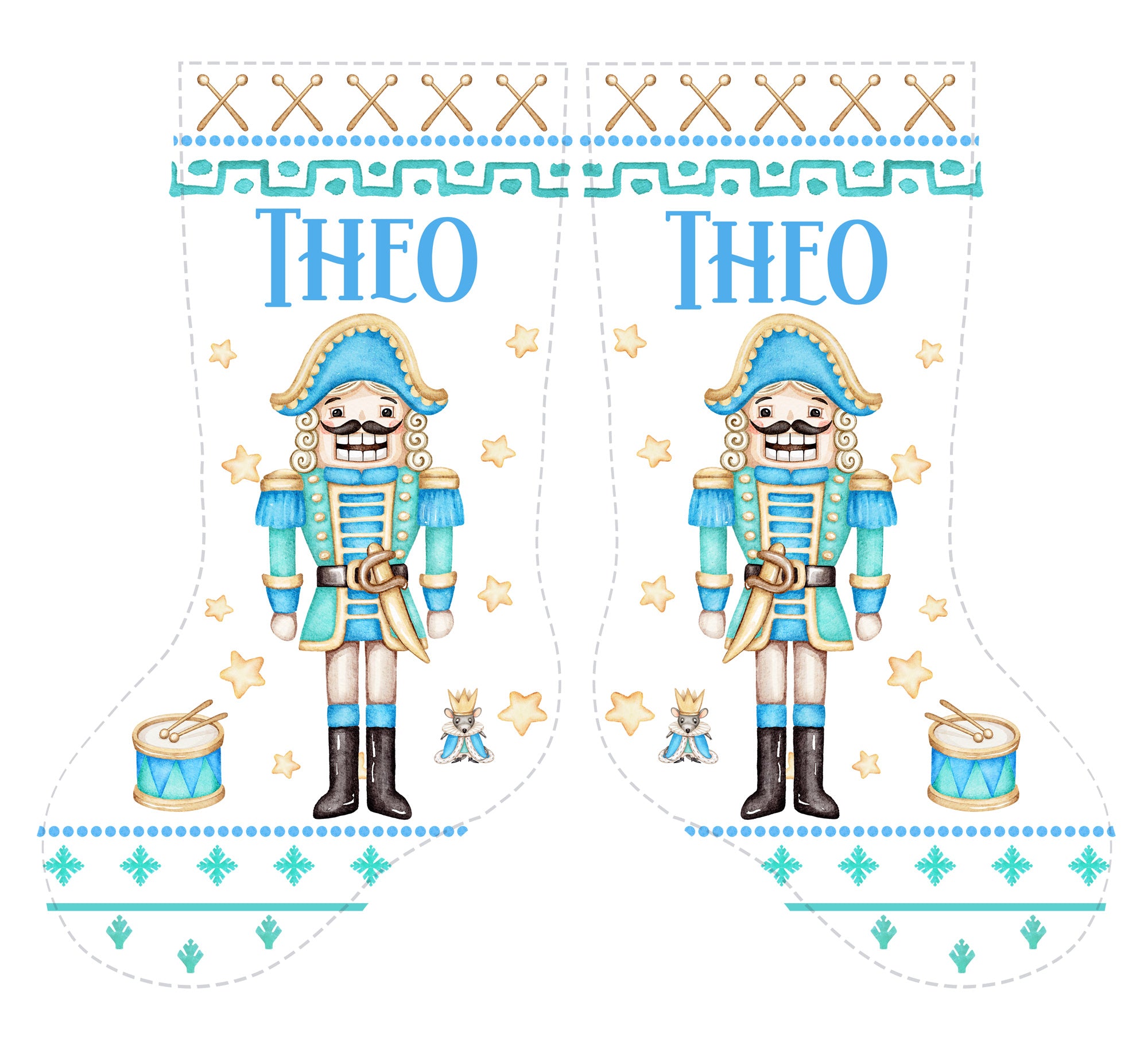 Holiday Nutcracker Stocking