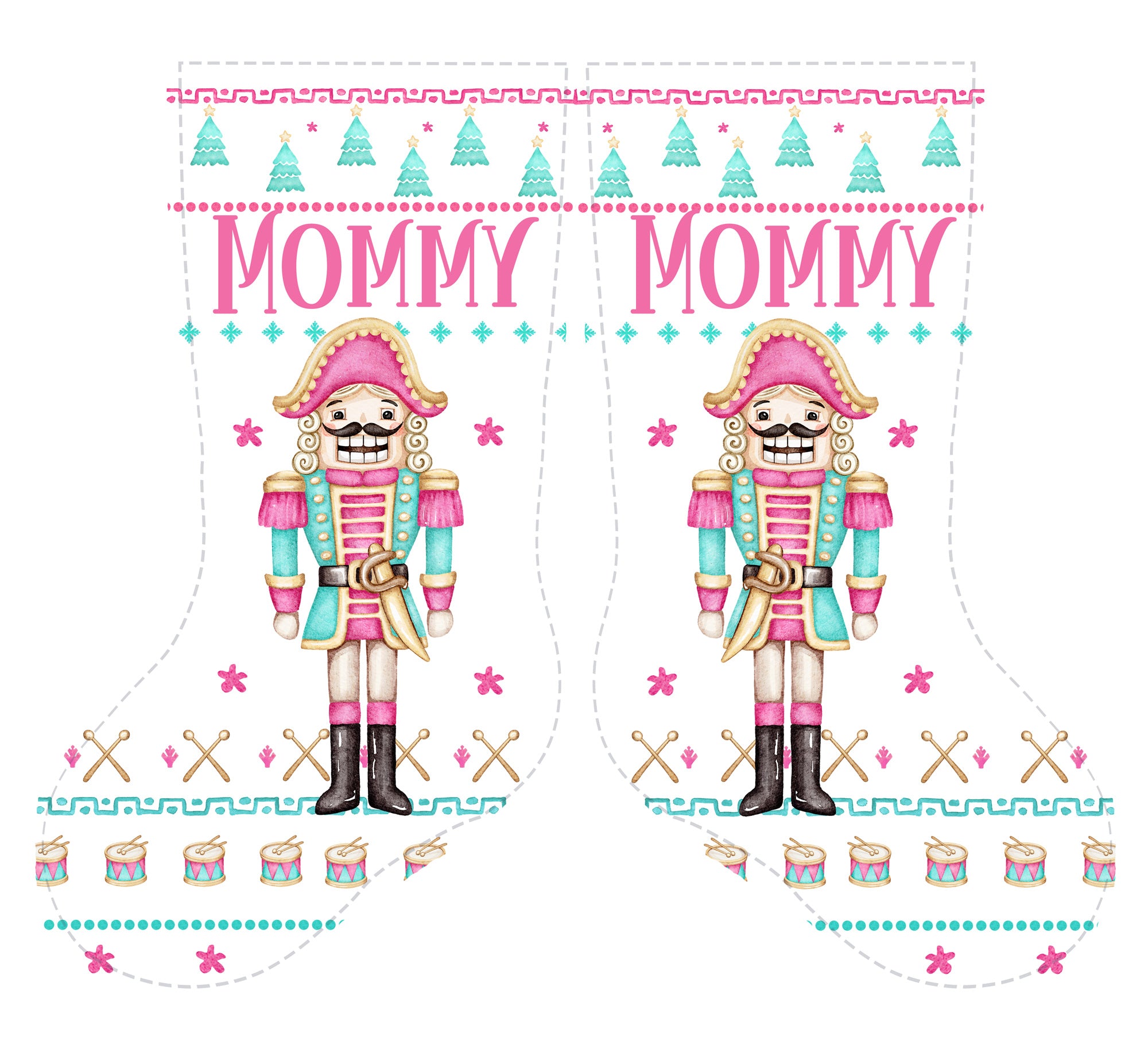 Holiday Nutcracker Stocking