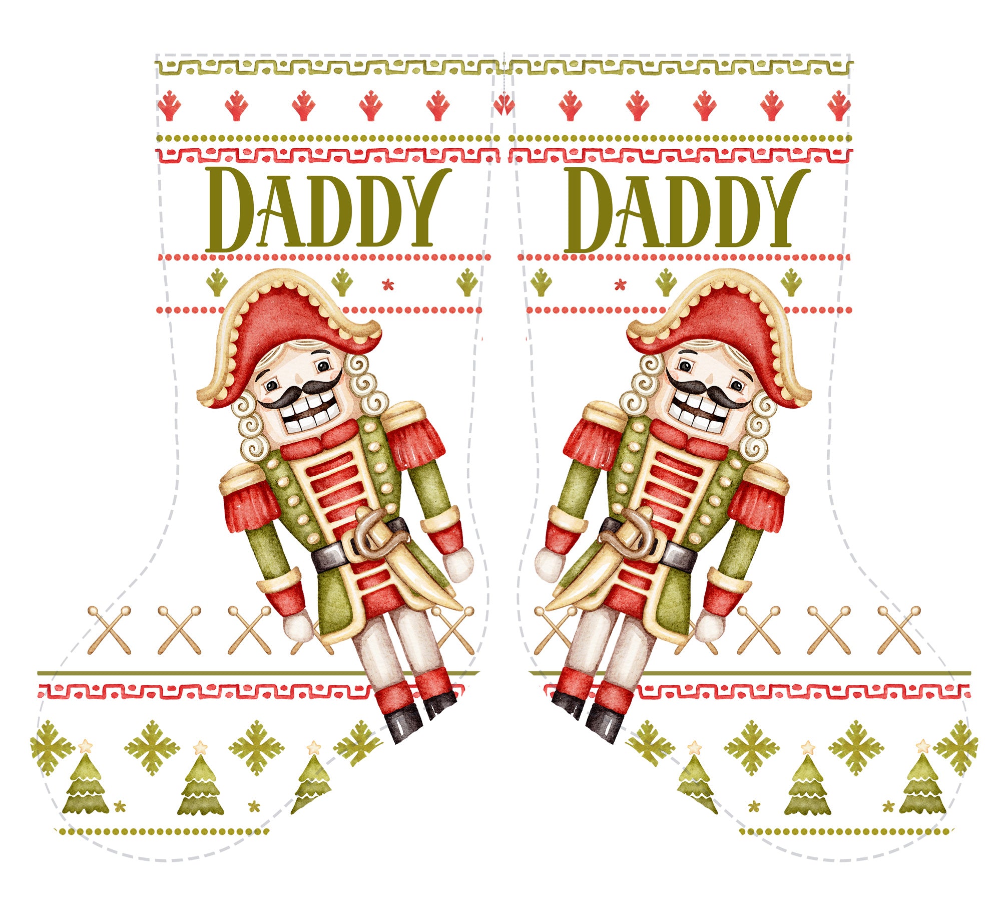 Holiday Nutcracker Stocking