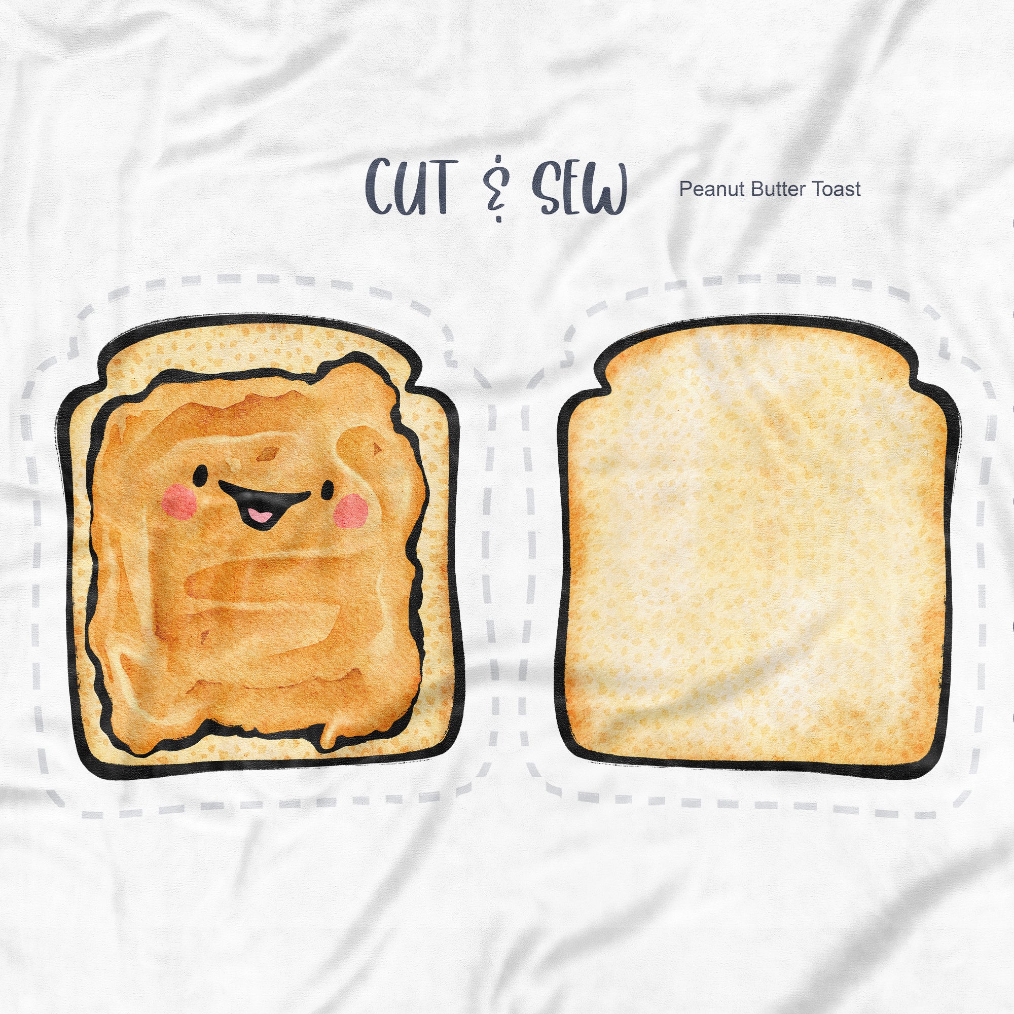 Cut & Sew (Fabric Panel) - Peanut Butter Toast