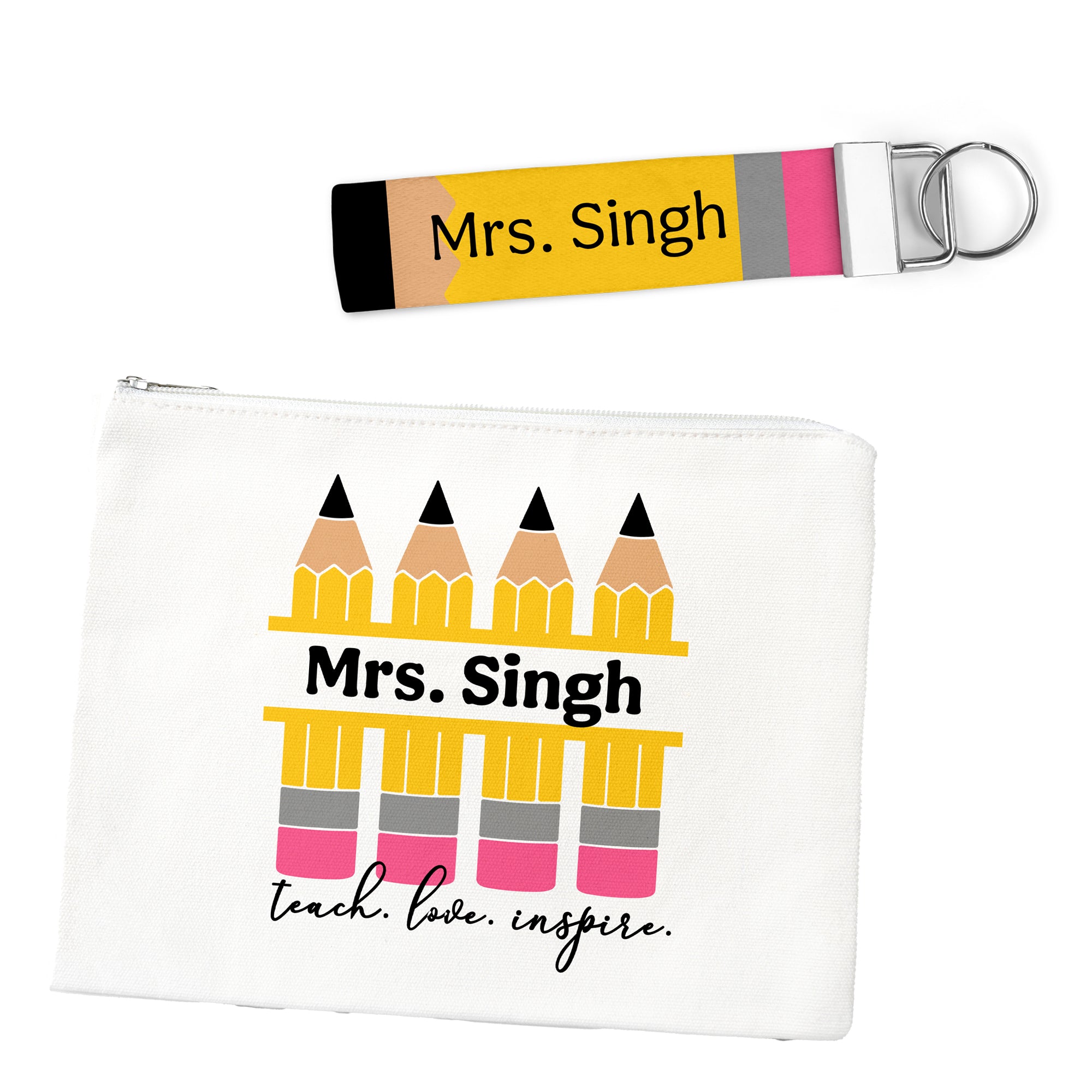 Personalized Pencil Zipper Bag