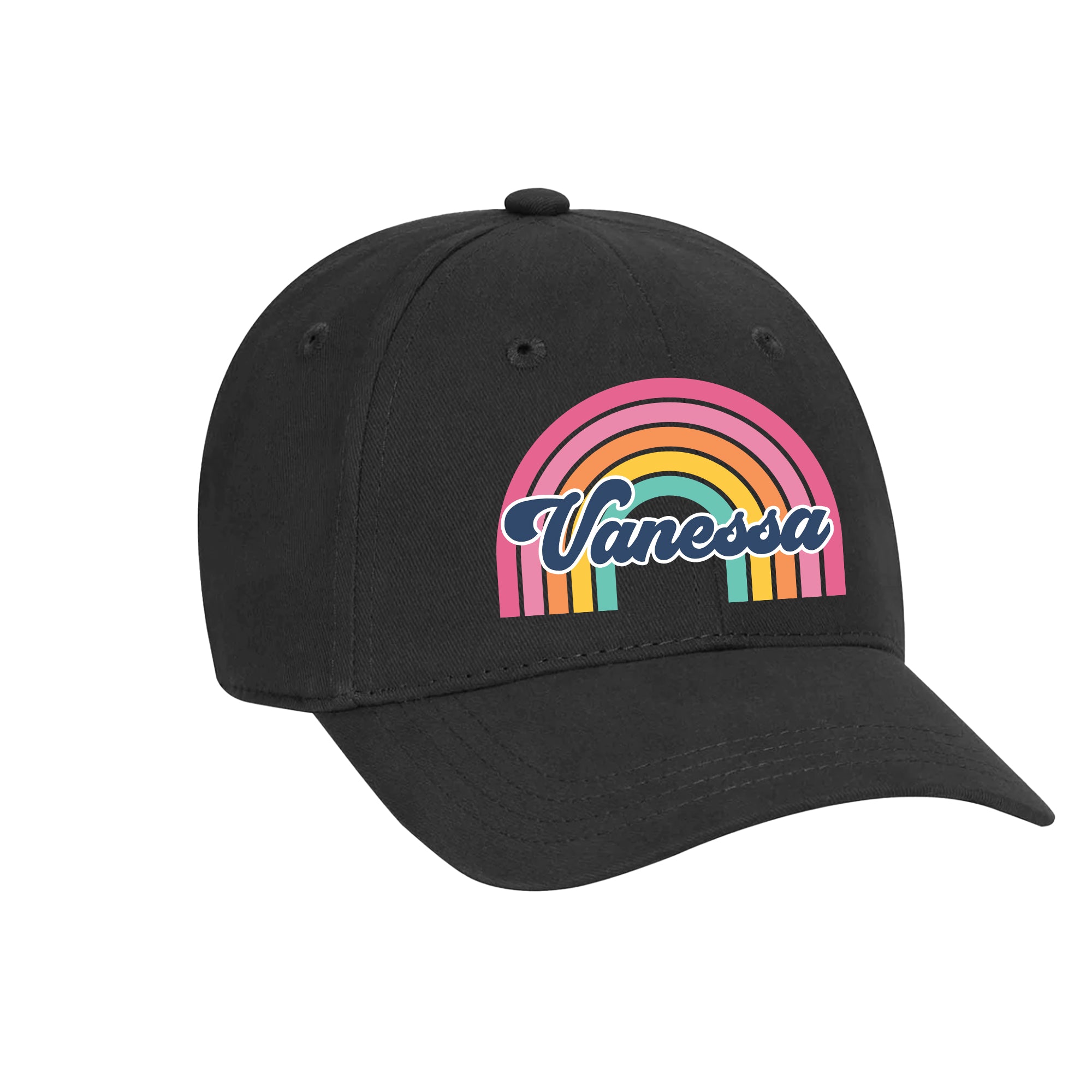 KIDS Personalized Hat - Rainbow Name