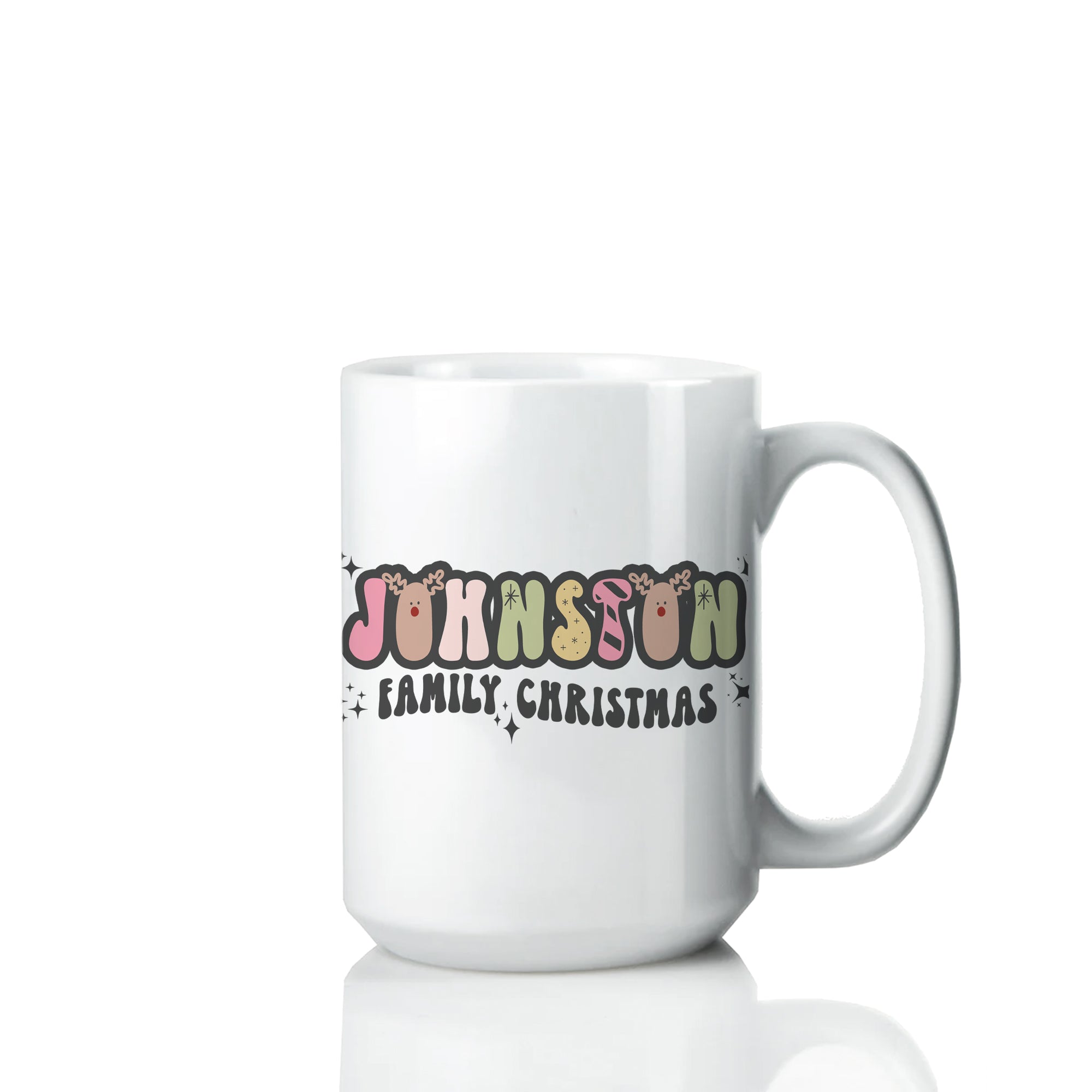 Holiday '23 -Personalized Family 15 oz Ceramic Mug