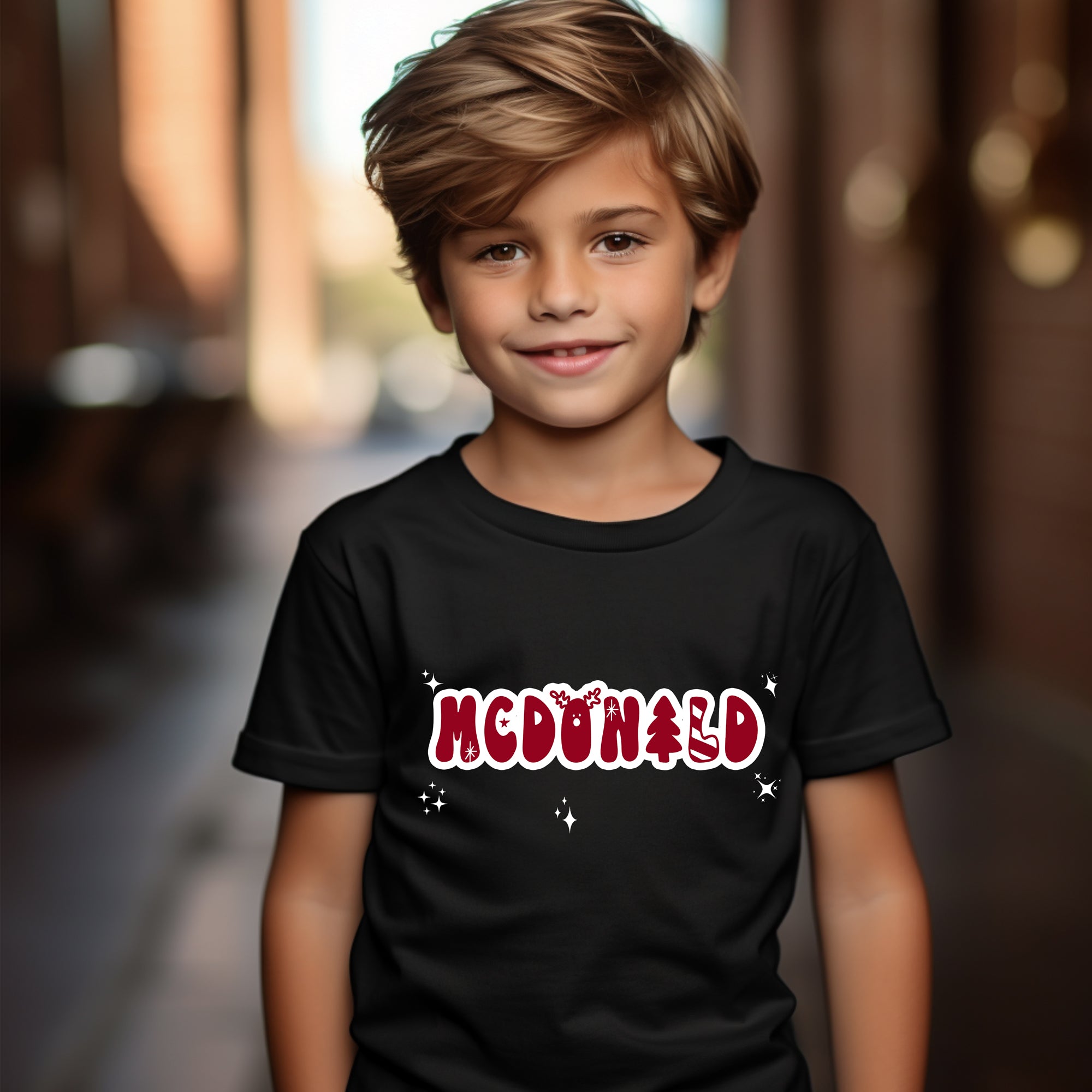 Holiday '23 - Personalized FAMILY BLACK T-Shirt