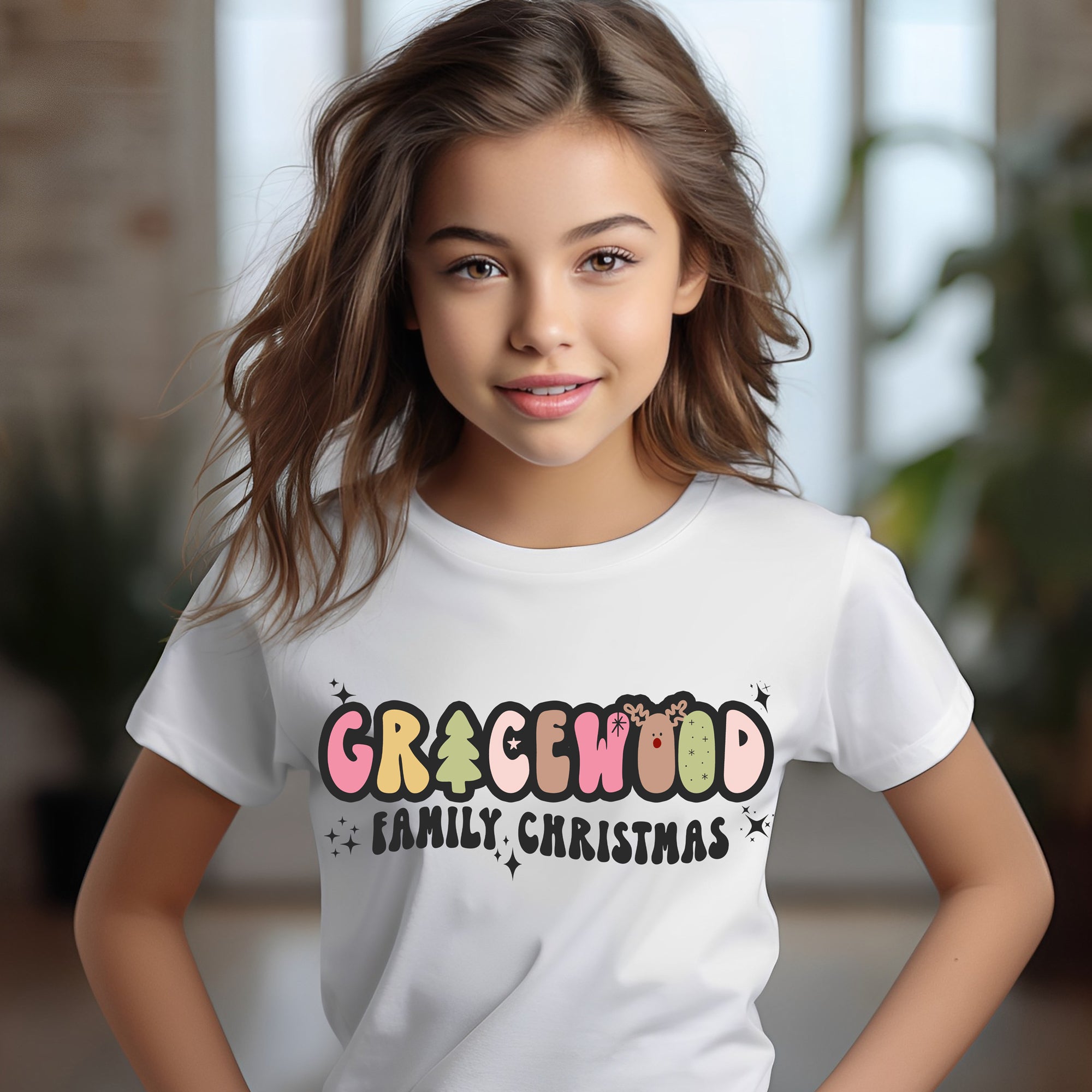 Holiday '23 - Personalized FAMILY RETRO COLOUR T-Shirt