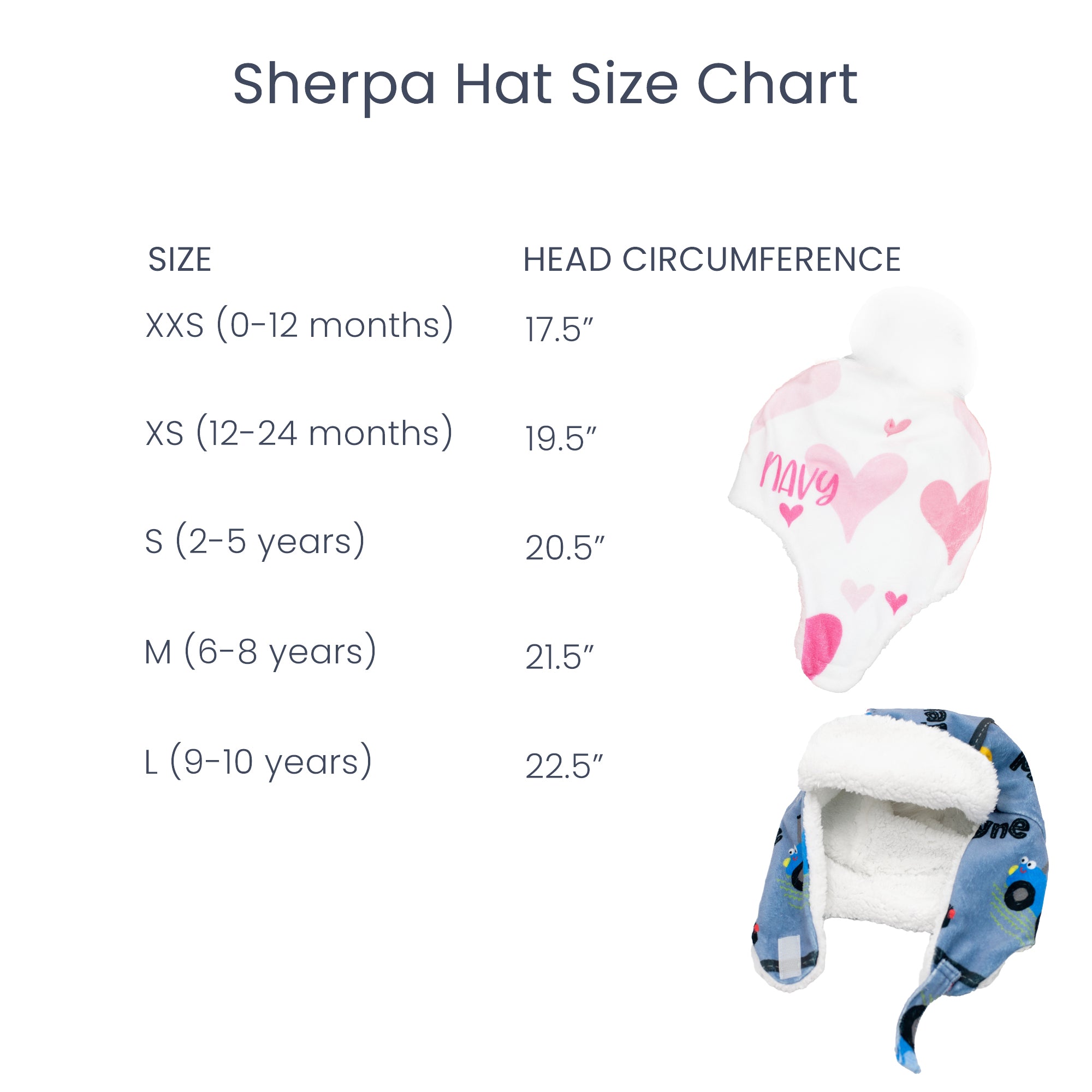 Personalized Sherpa Lined EAR FLAP Pom Hat