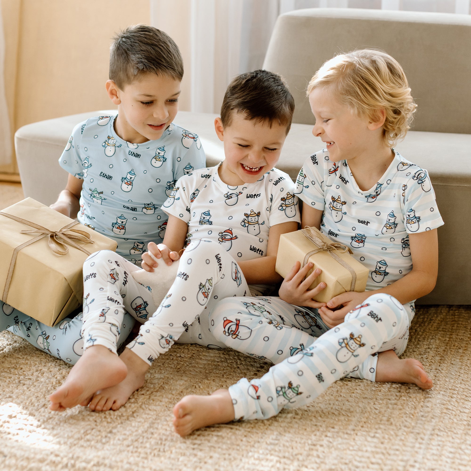 Holiday '25 Kids Personalized Pyjamas Little Navy