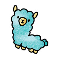 stickylabel_bestiesticker_llama_blue