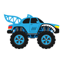 stickylabel_monstertruck_blue