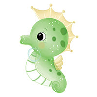 stickylabel_seahorse_green