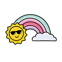 stickylabel_sunnyrainbow_shades