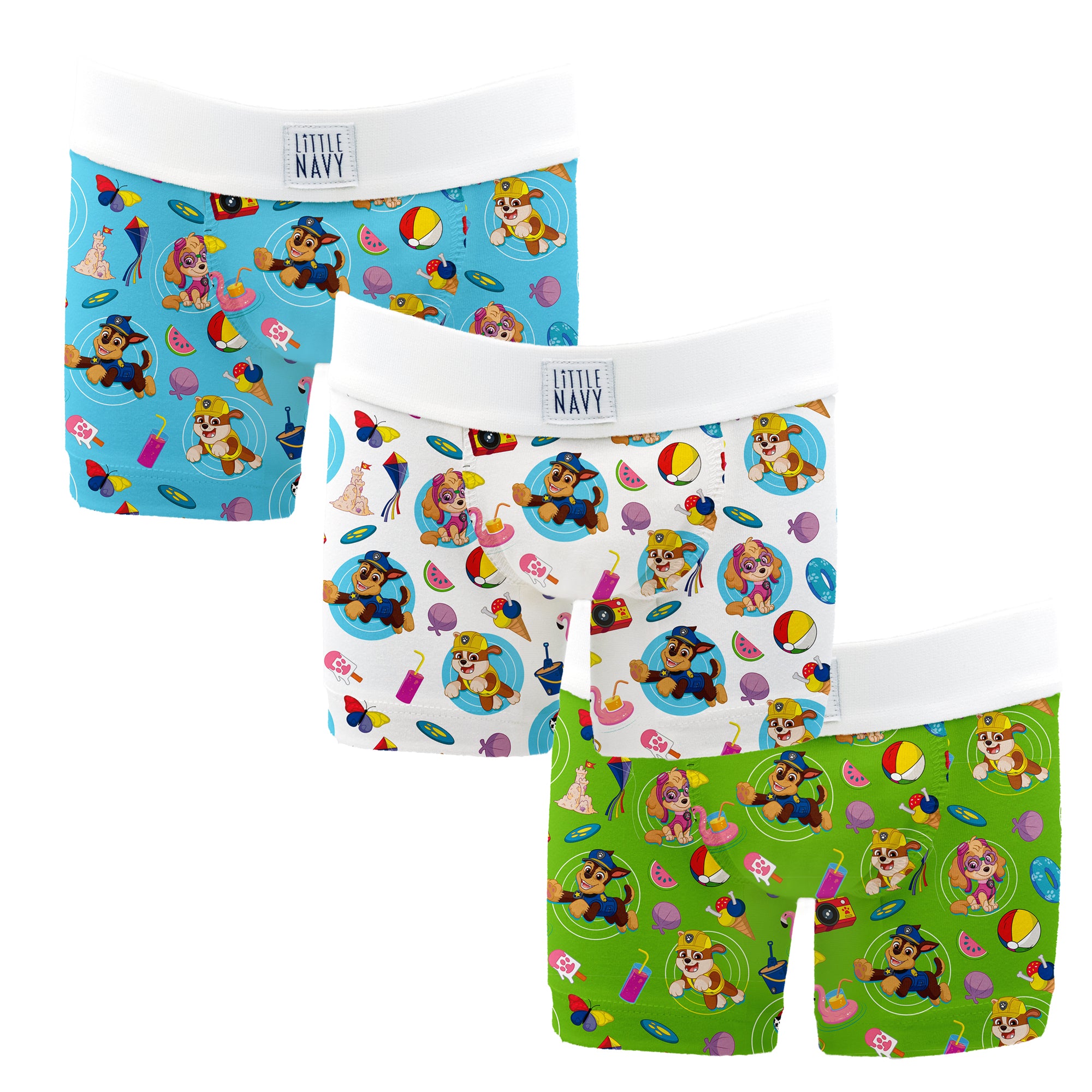 Paw Patrol - Premium Boys Boxer Brief (3 pack) NON-PERSONALIZED SUMMER PACK