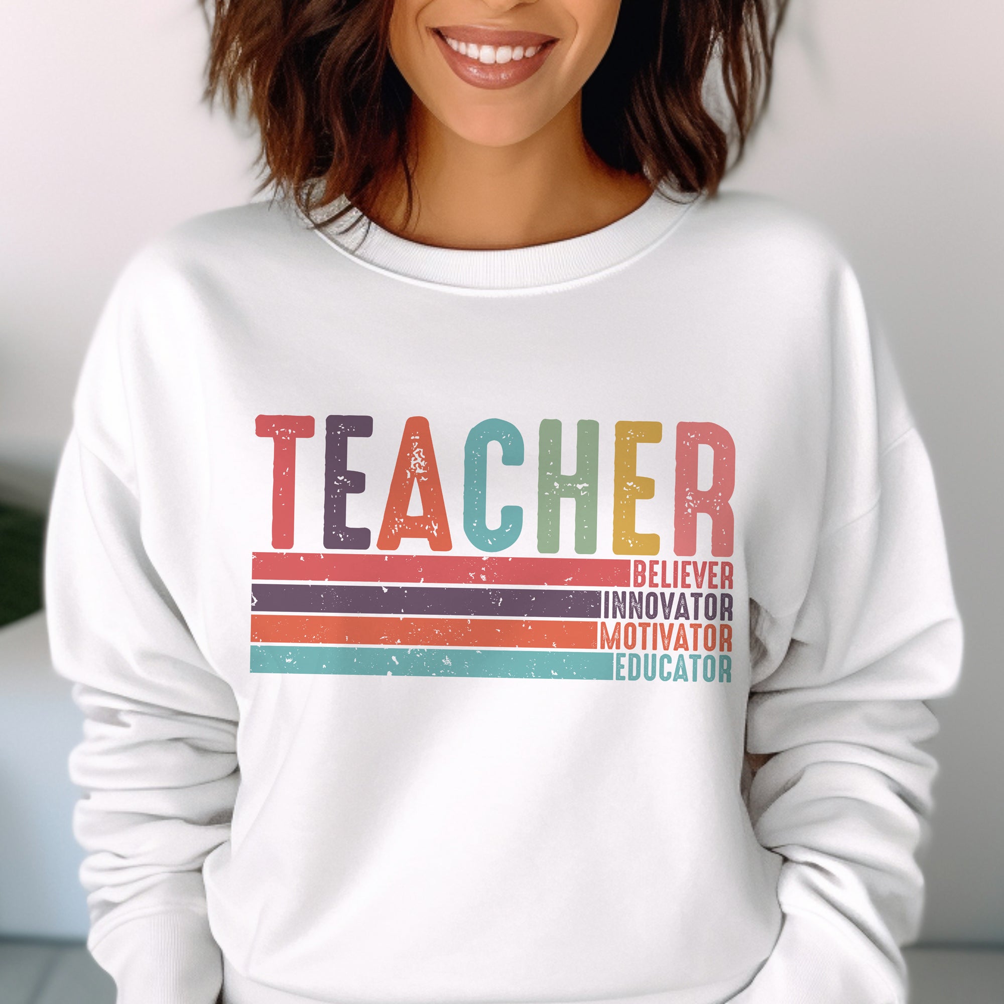 TEACHER -  CREWNECK SWEATSHIRT