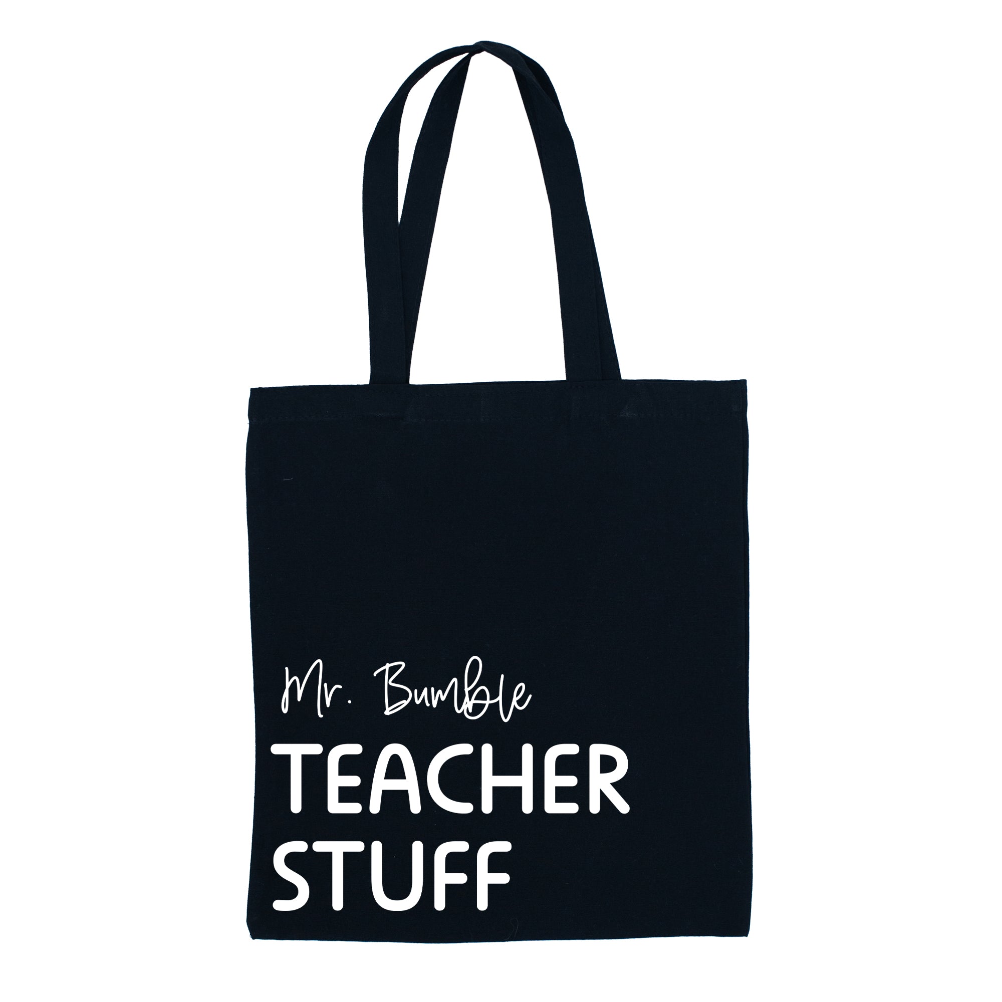 Personalized Teacher Canvas Tote Bag Teacher Stuff