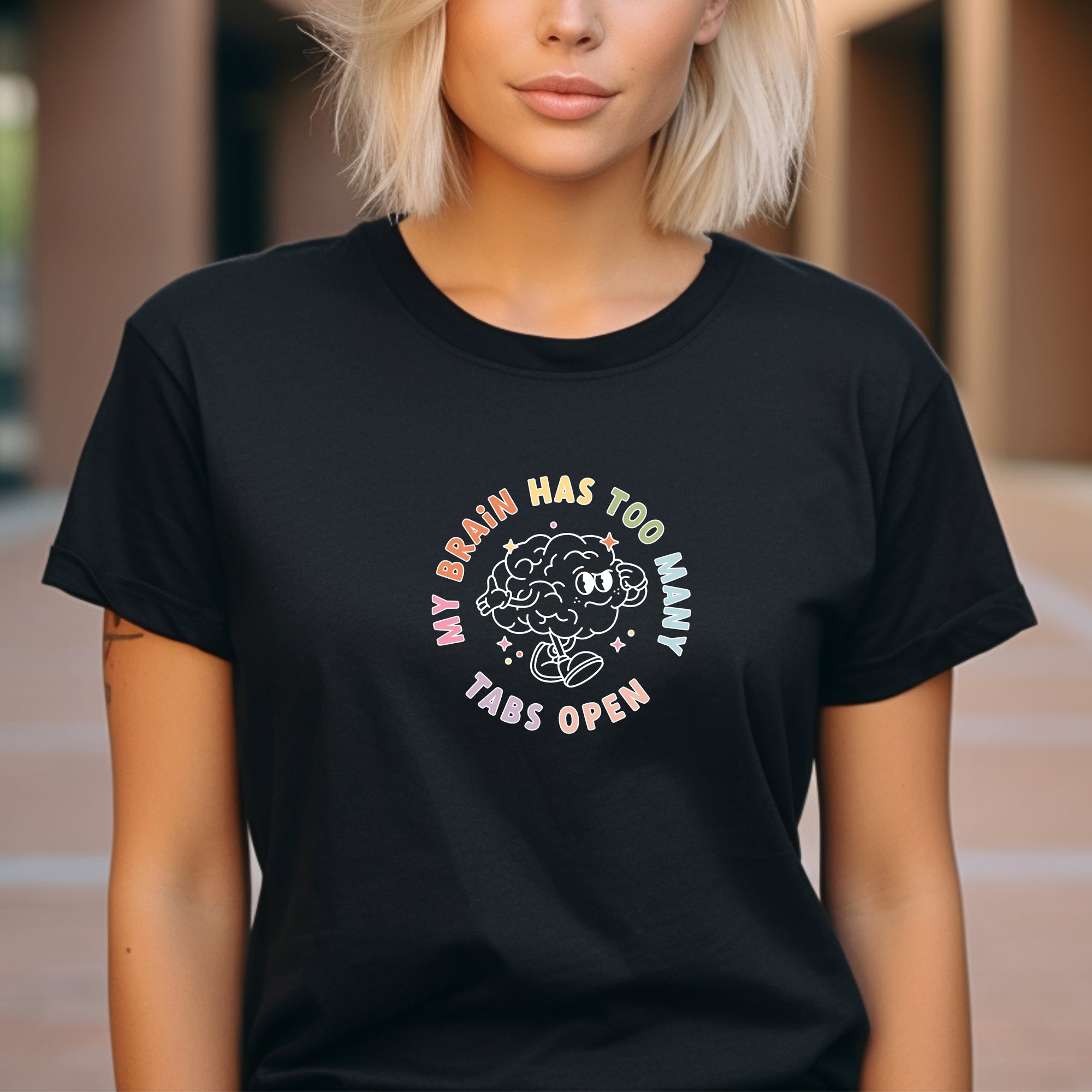 ADULT Unisex Too Many Tabs Open T-Shirt