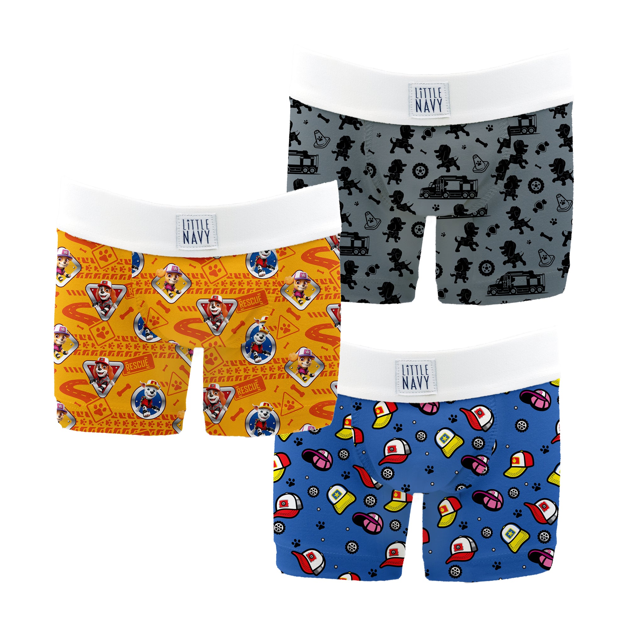 Paw Patrol - Premium Boys Boxer Brief (3 pack) NON-PERSONALIZED TRUCKER PACK