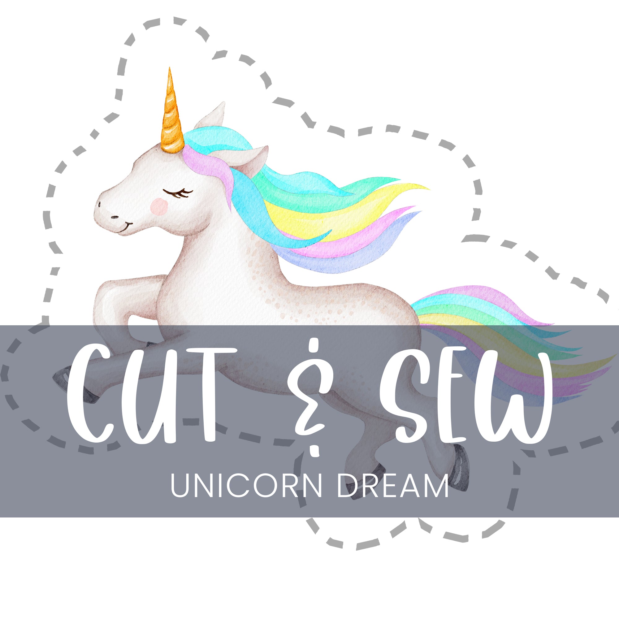 Cut & Sew (Fabric Panel) - Unicorn Dream