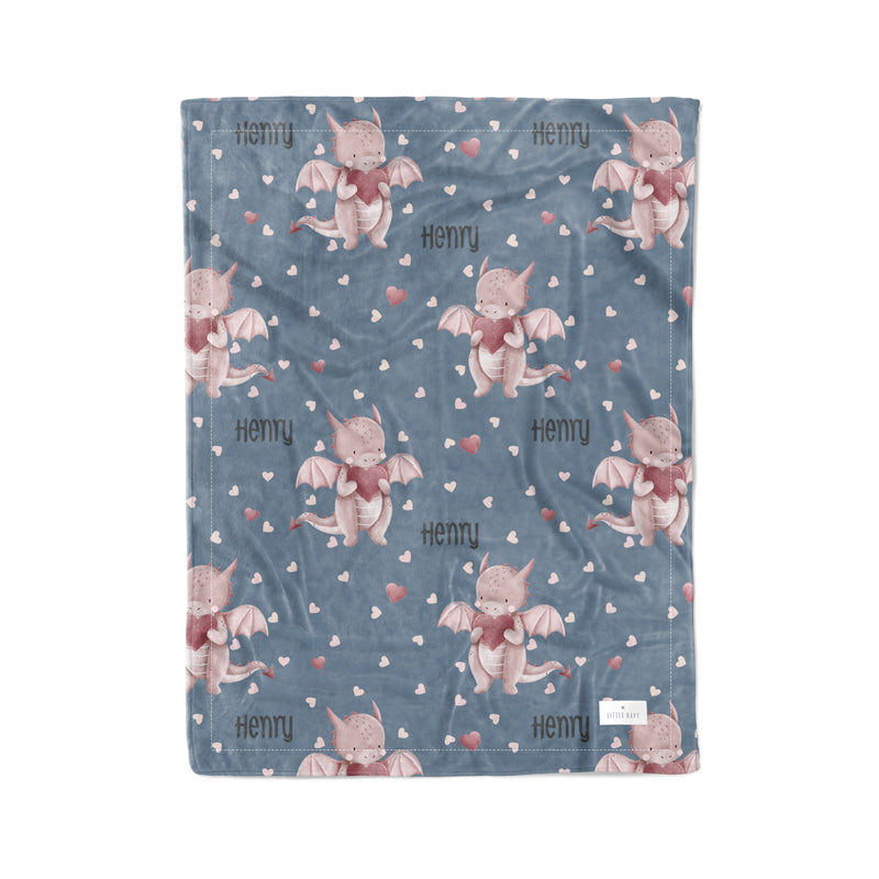 Valentine's 2026 - Personalized Name Blanket - Double Sided