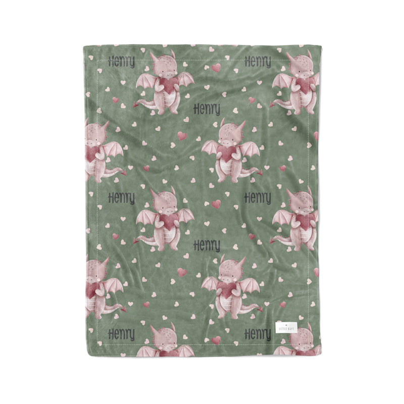 Valentine's 2026 - Personalized Name Blanket - Double Sided