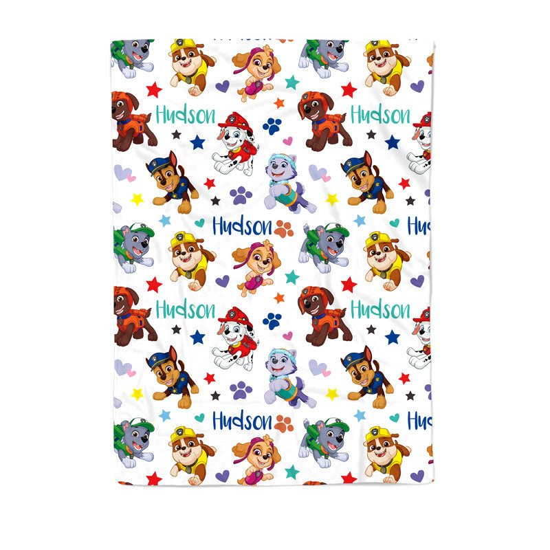 Paw Patrol - Personalized Kid Floor Cushion - COVER ONLY