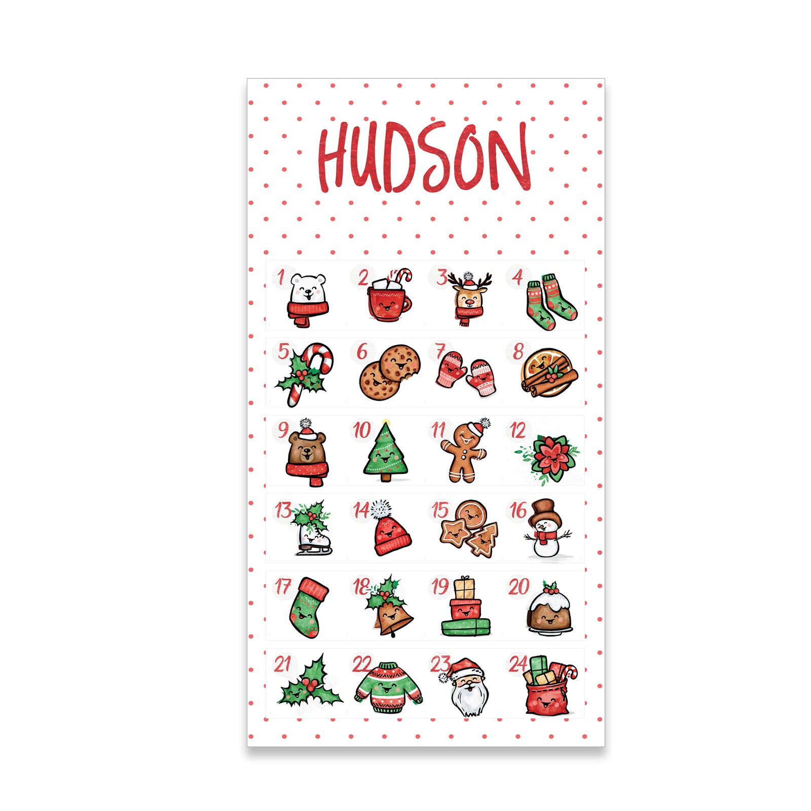 Holiday 2023 - Personalized Advent Calendar