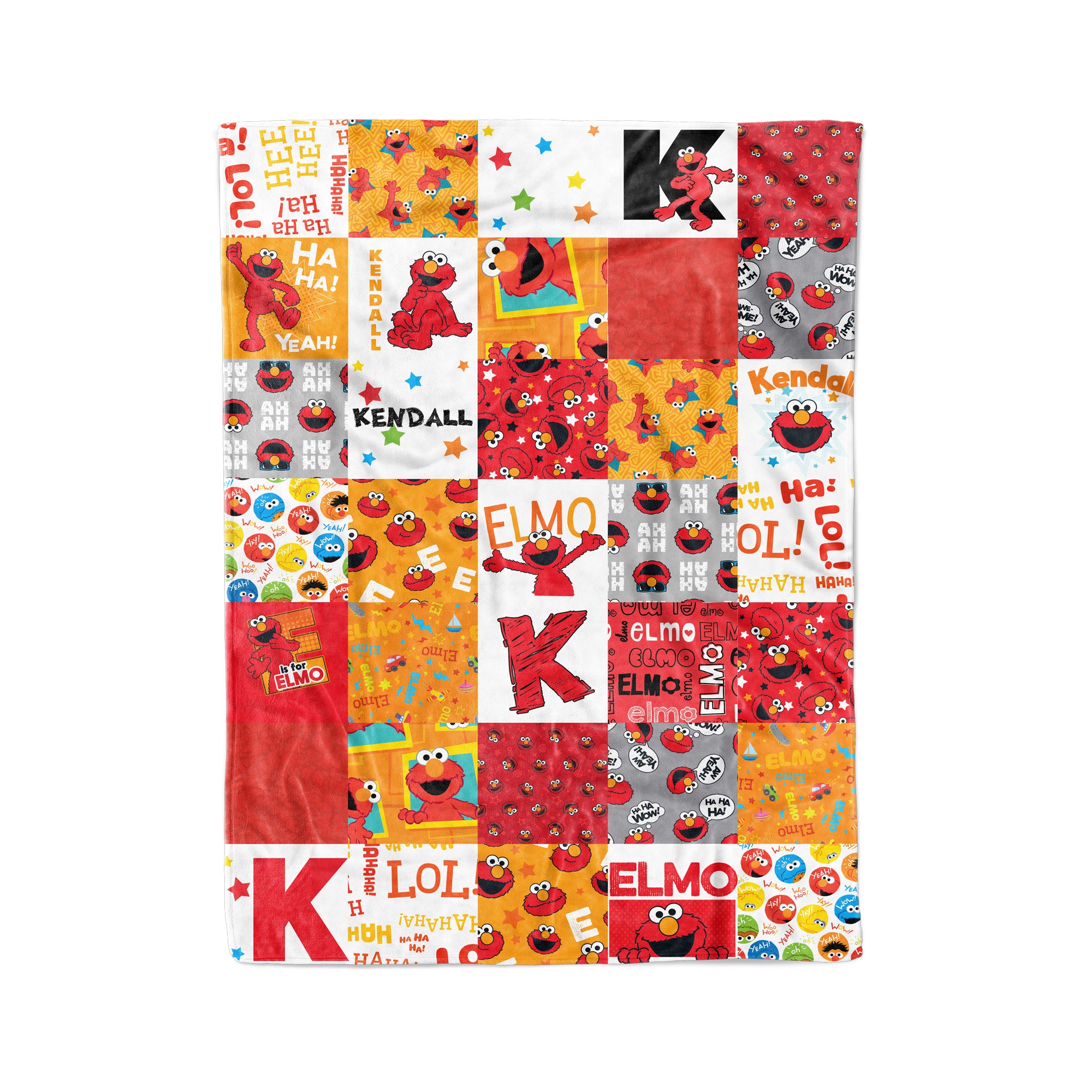 Sesame Street - Personalized Quilt Style Blanket