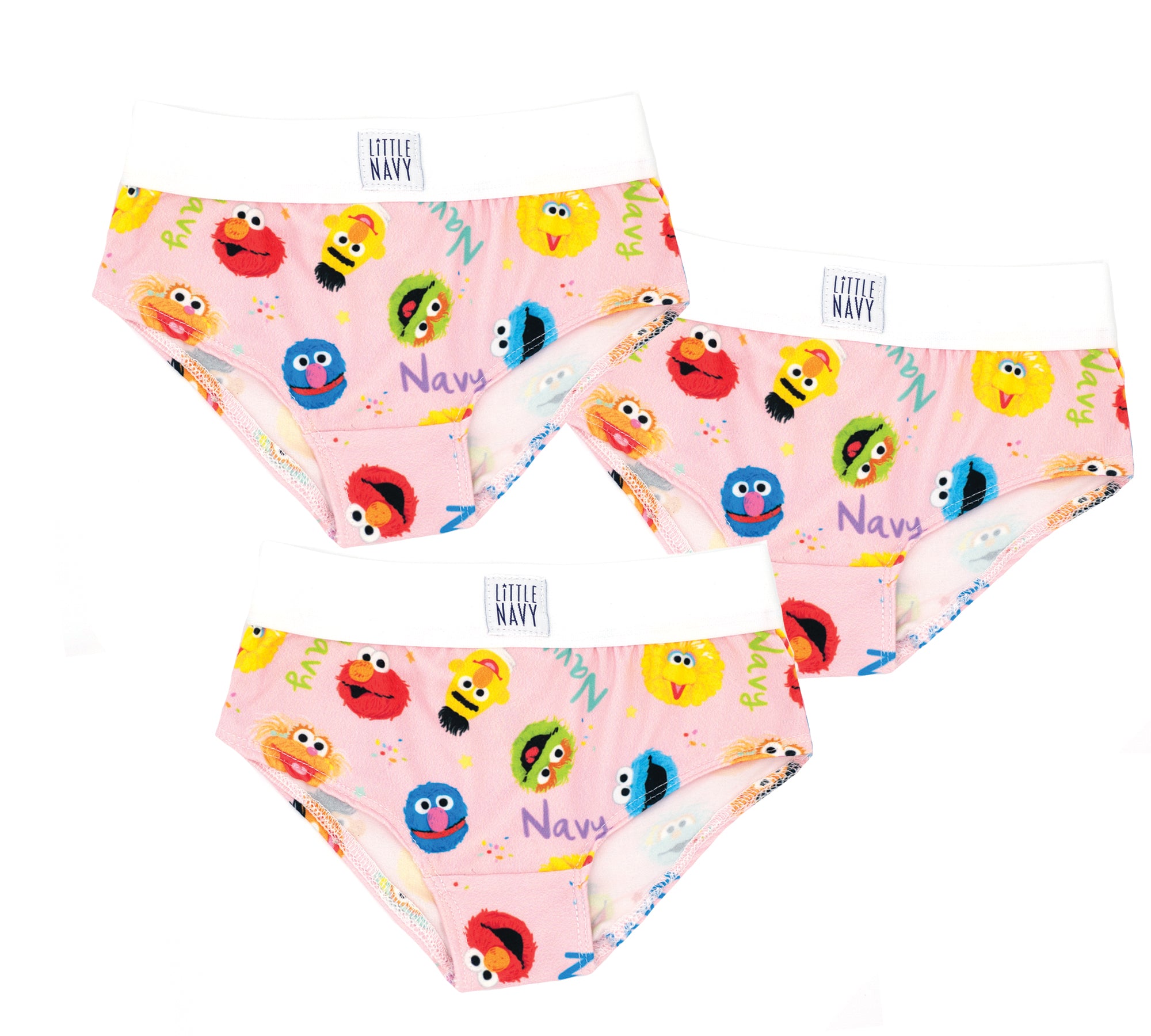 Sesame Street - Premium Girls Boxer Brief (3 pack) PERSONALIZED