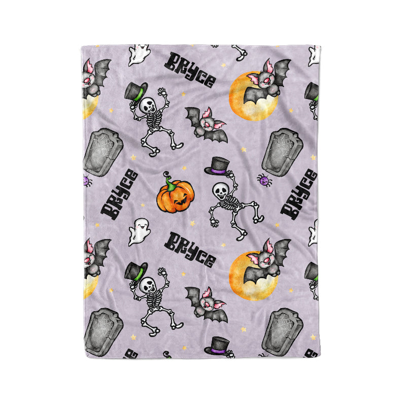Halloween '23 Personalized Name Blanket - Double Sided