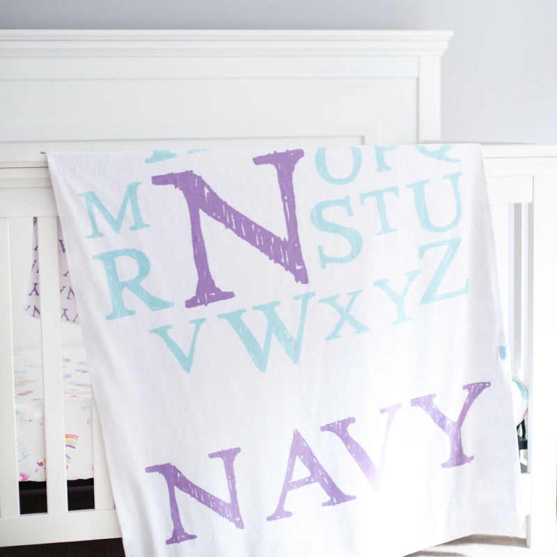 Personalized Alphabet Blanket