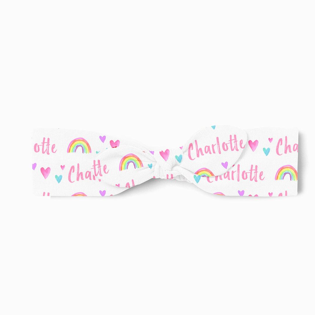 Personalized Top Knot Headband