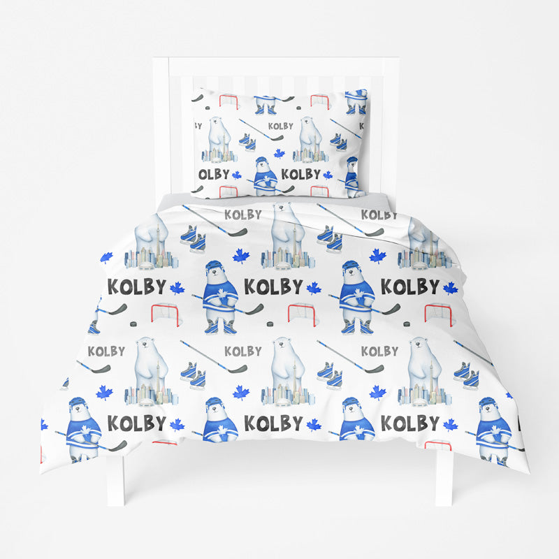 Personalized Twin Duvet Cover and Pillowcase Set