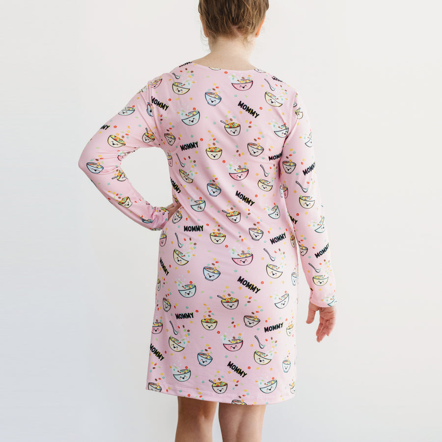 Personalized Nightgown Adult Womans Little Navy