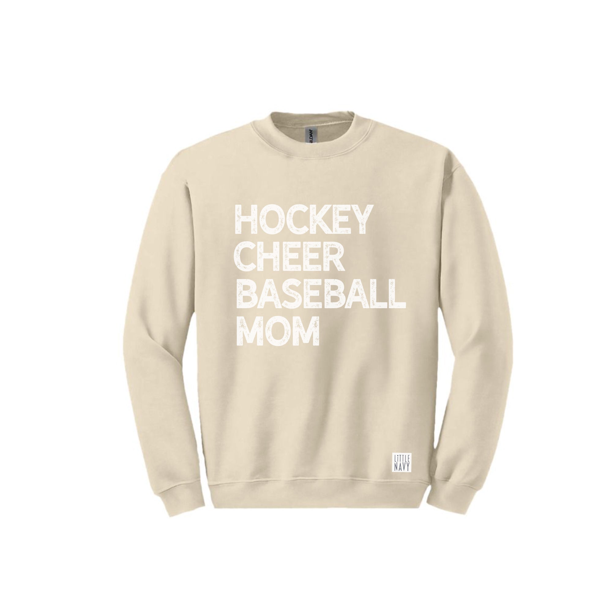 ADULT Long Sleeve Sweatshirt - Multi-Sport Custom Text