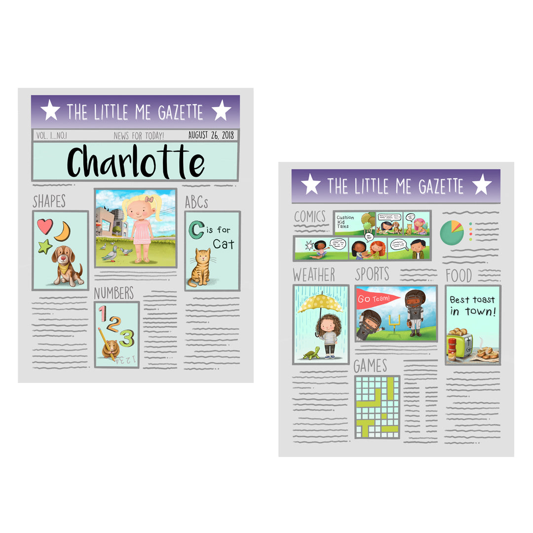 Little Me Crinkle Newspaper