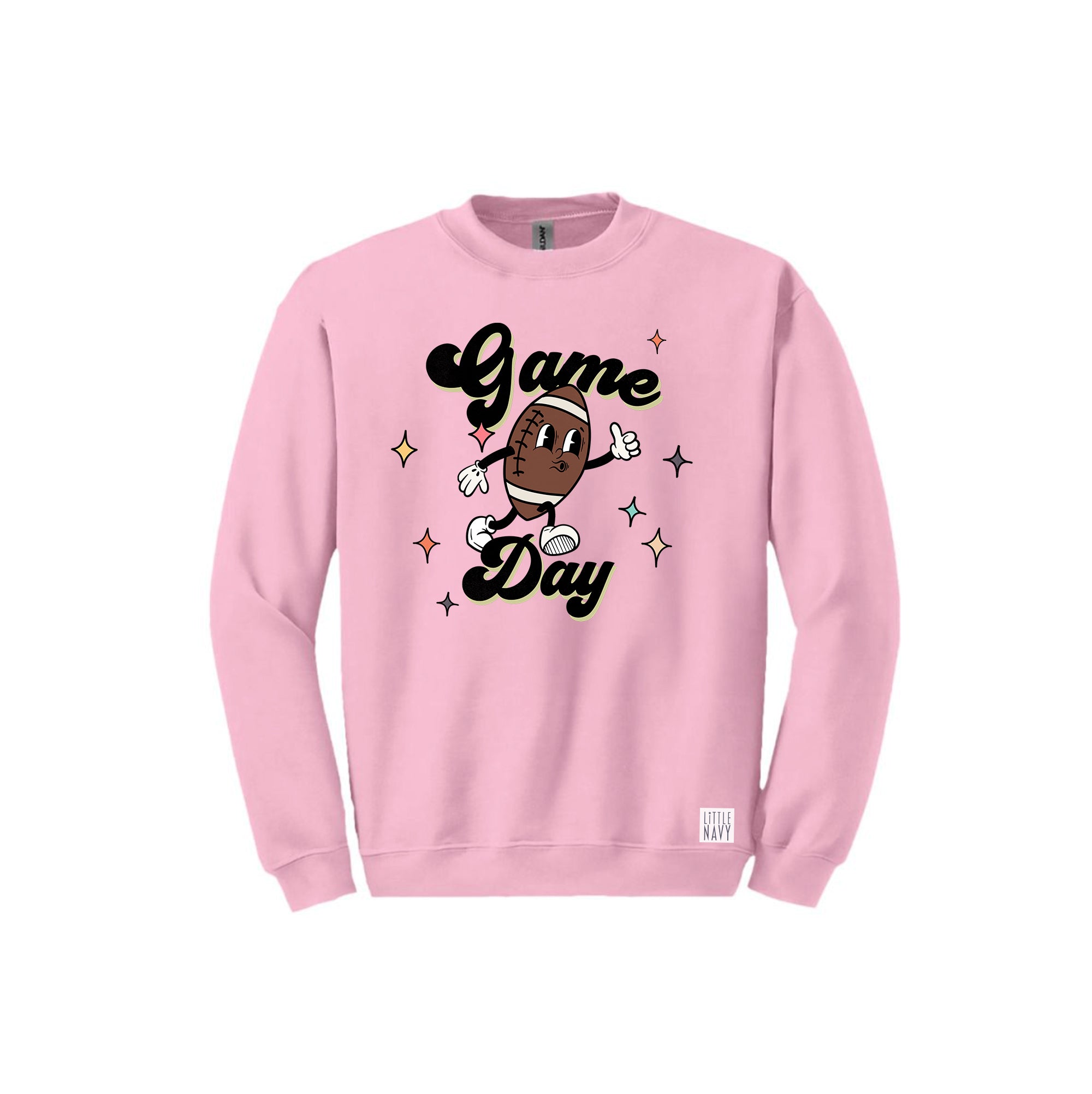 ADULT Long Sleeve Sweatshirt - Retro Football