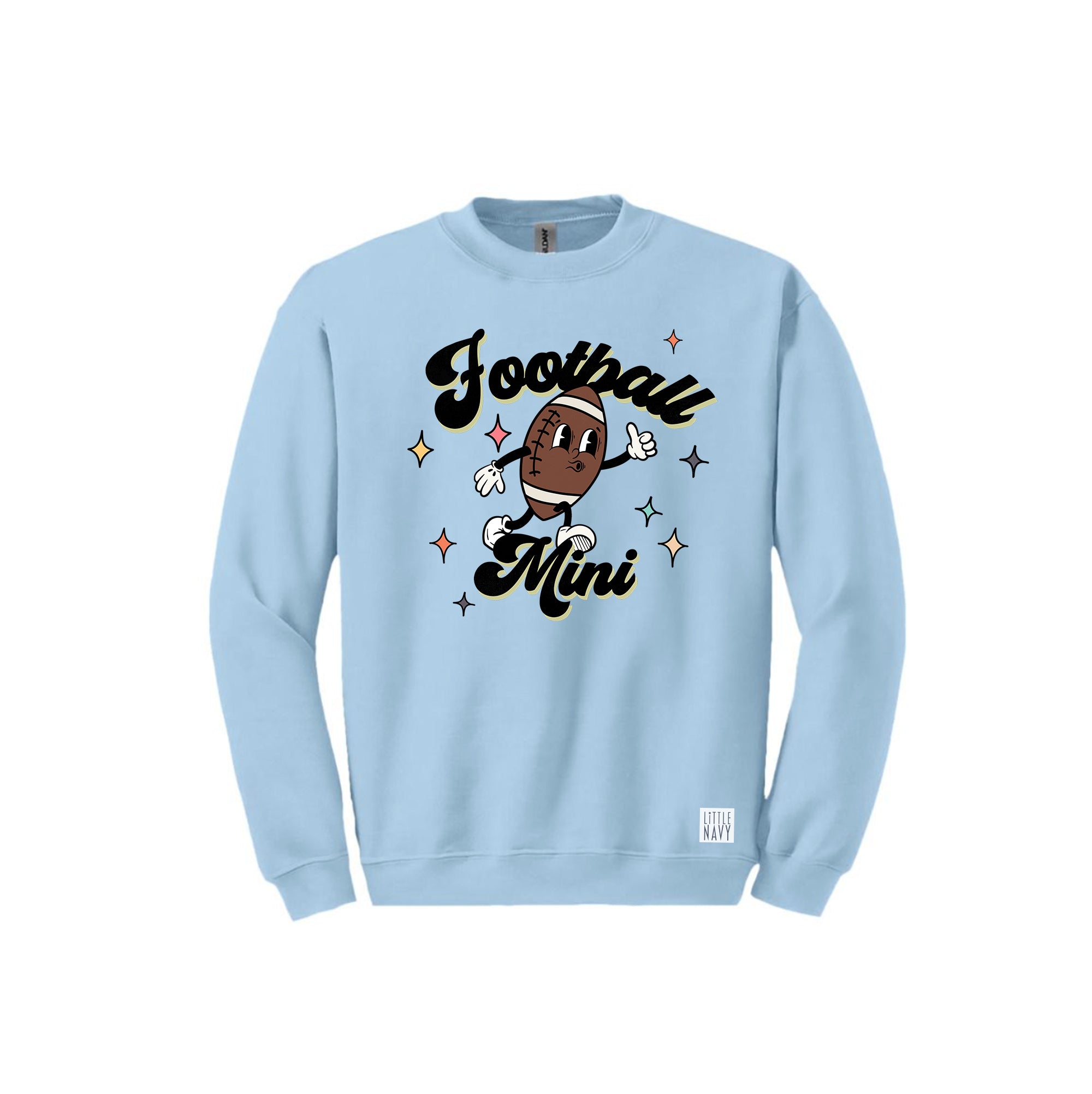 ADULT Long Sleeve Sweatshirt - Retro Football